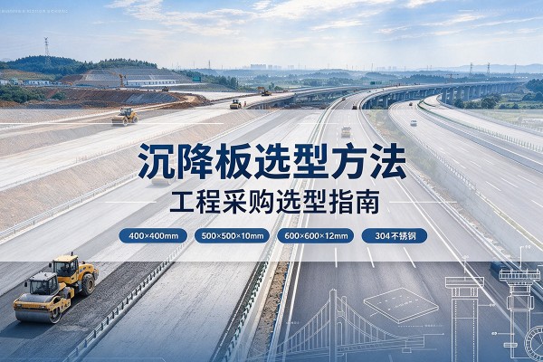 商河沉降板选择方法