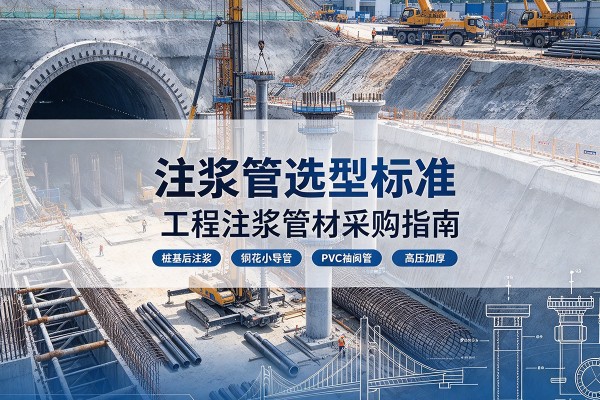 商河注浆管选型标准