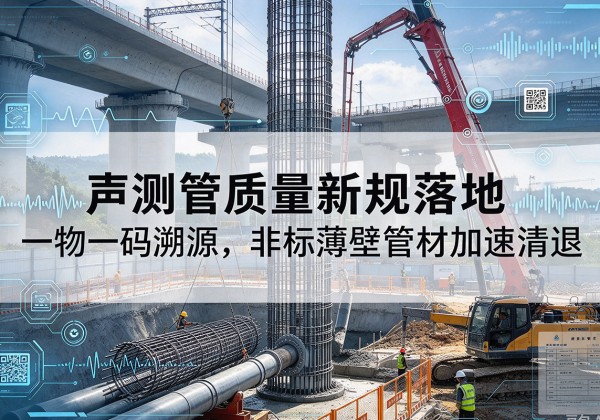 商河声测管质量新规落地，一物一码溯源，非标薄壁管材加速清退