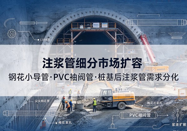 商河注浆管细分市场扩容，隧道钢花小导管、PVC 袖阀管、桩基后注浆管需求分化