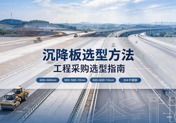 商河沉降板选择方法